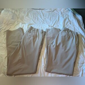 Izod Men's Khaki golf pants -2 pair